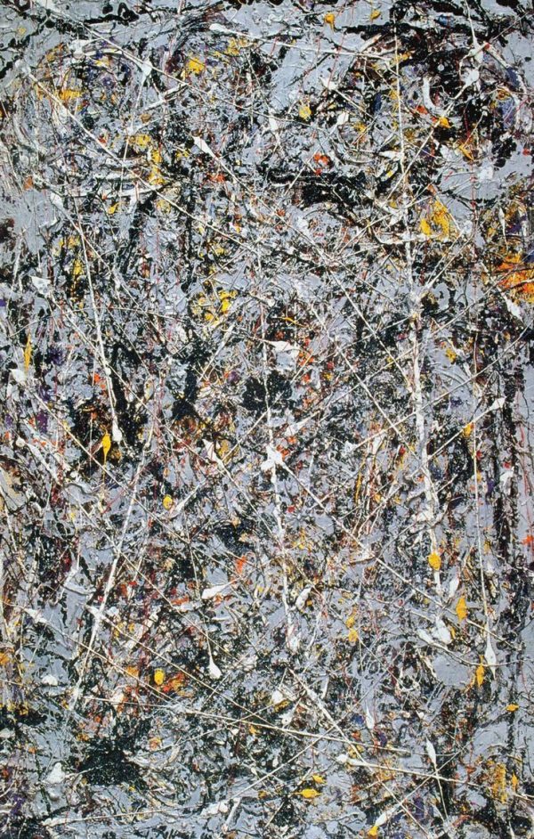 Jackson Pollock - Phosphorescence - Ročno naslikane reprodukcije znanih slikarjev, moderne stenske slike, umetniške slike za na steno