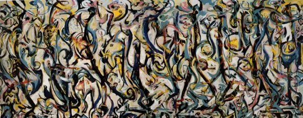 Jackson Pollock - Plate - Ročno naslikane reprodukcije znanih slikarjev, moderne stenske slike, umetniške slike za na steno