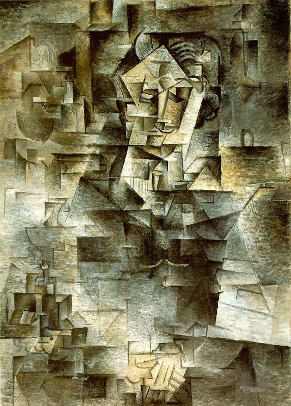 Pablo Picasso - Portrait of Daniel-Henry Kahnweiler - Ročno naslikane reprodukcije znanih slikarjev, moderne stenske slike, umetniške slike za na steno