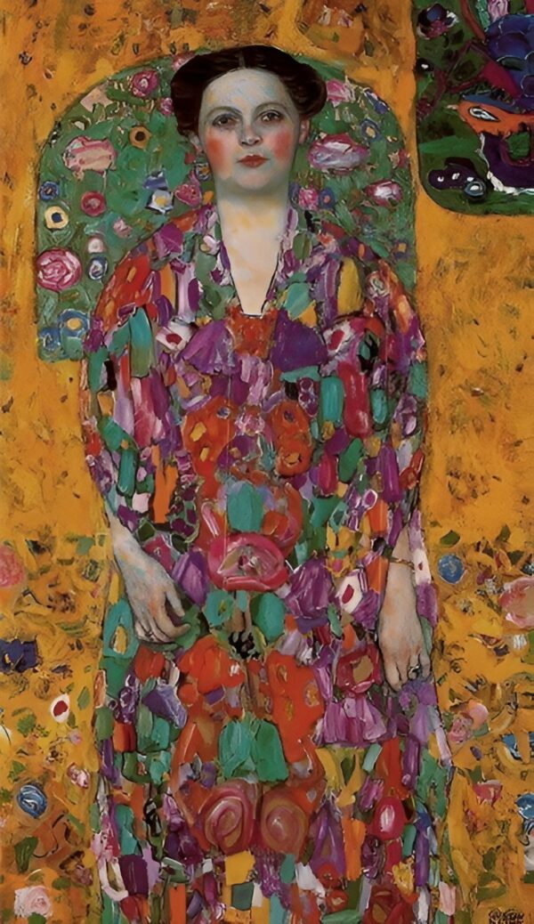 Gustav Klimt - Portrait of Eugenia Primavesi - Ročno naslikane reprodukcije znanih slikarjev, moderne stenske slike, umetniške slike za na steno