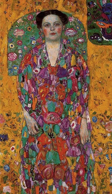 Gustav Klimt - Portrait of Eugenia Primavesi - Ročno naslikane reprodukcije znanih slikarjev, moderne stenske slike, umetniške slike za na steno