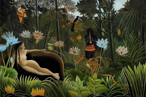 Henri Rousseau - The Dream - Reprodukcije znanih slikarjev, moderne stenske slike, umetniške slike za na steno