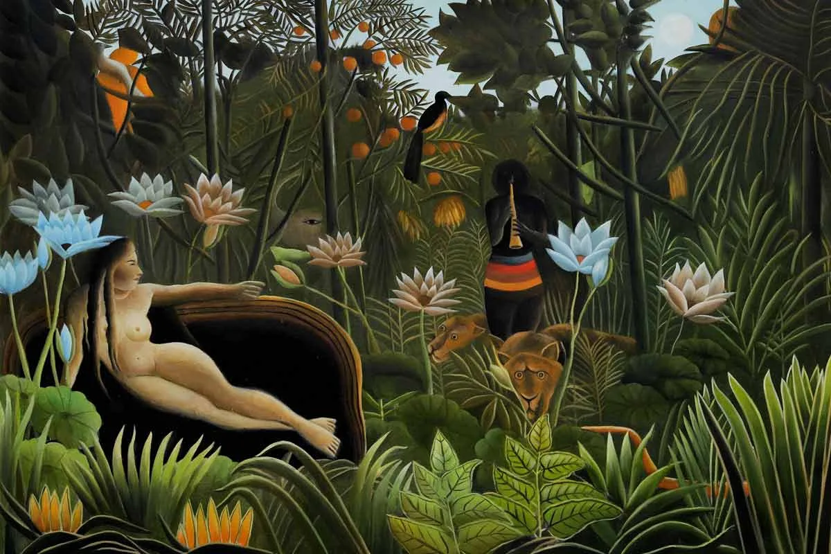 Henri Rousseau - The Dream - Reprodukcije znanih slikarjev, moderne stenske slike, umetniške slike za na steno