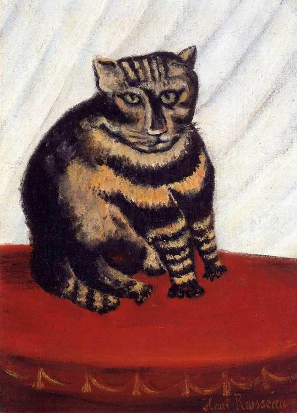 Henri Rousseau - The Tiger Cat - Reprodukcije znanih slikarjev, moderne stenske slike, umetniške slike za na steno