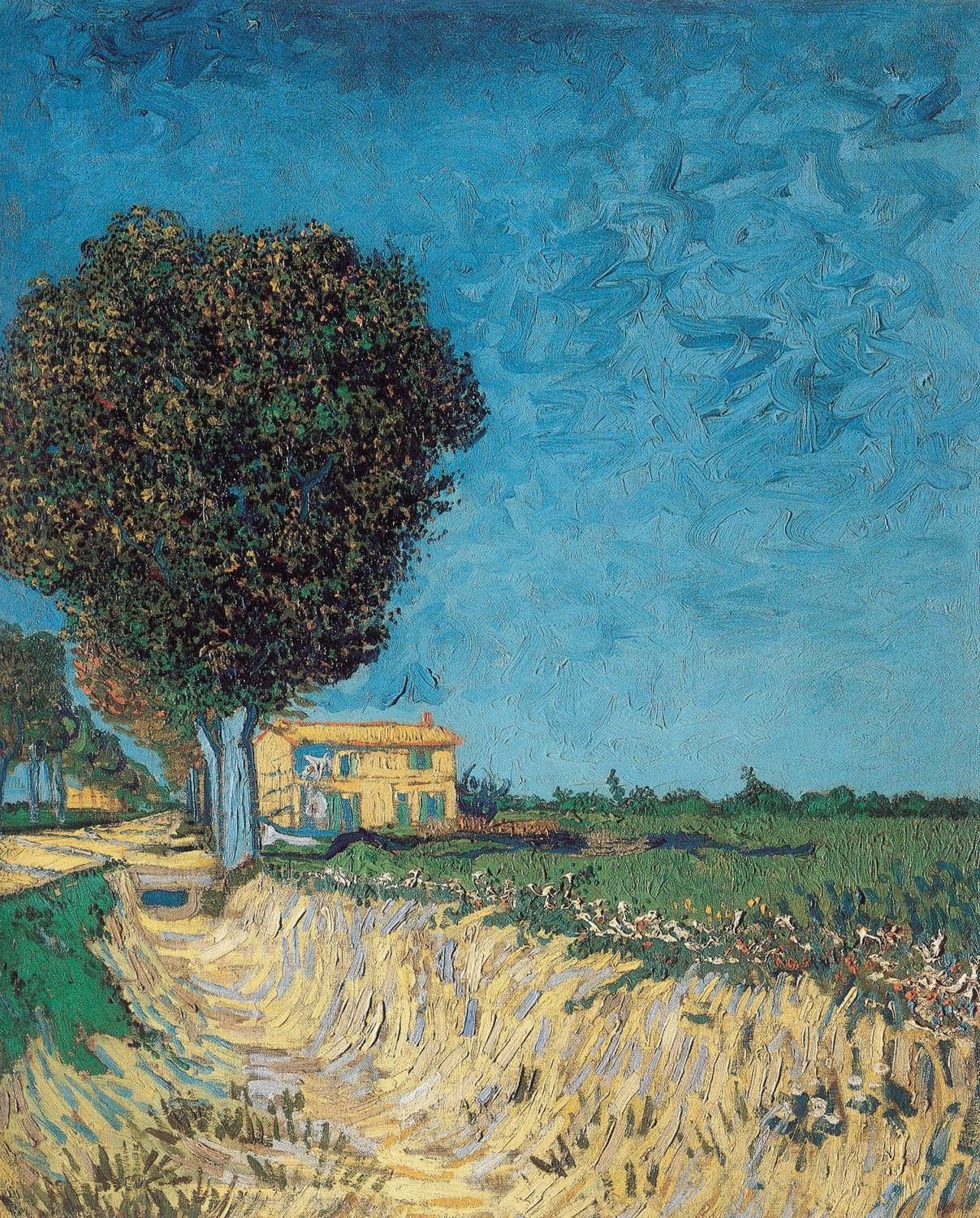 Vincent Van Gogh - Road near Arles (Side of a Country Lane)