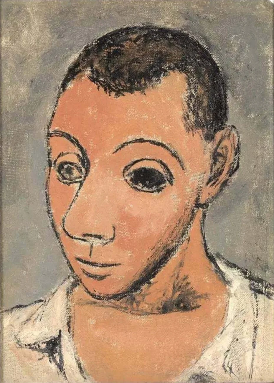 Pablo Picasso - Self-Portrait - Ročno naslikane reprodukcije znanih slikarjev, moderne stenske slike, umetniške slike za na steno