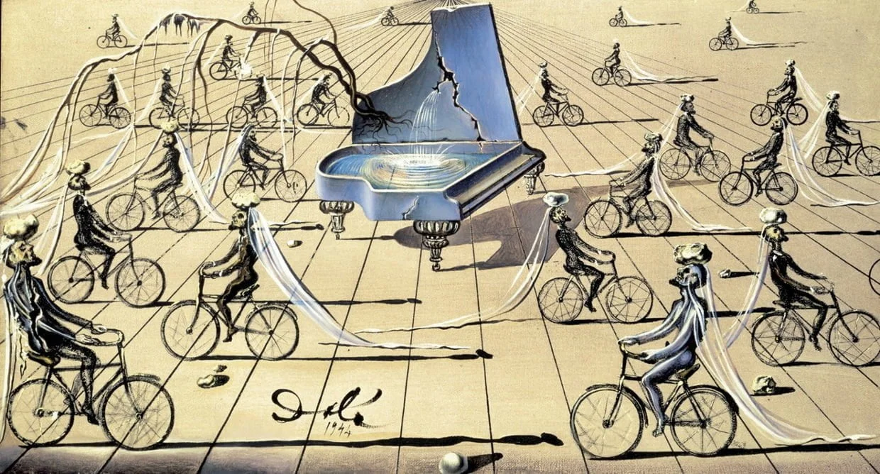 Salvador Dali - Sentimental Colloquy - Ročno naslikane reprodukcije znanih slikarjev, moderne stenske slike, umetniške slike za na steno