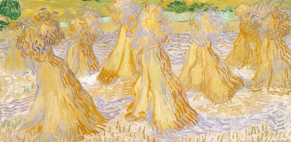 Vincent Van Gogh - Sheaves of Wheat - Ročno naslikane reprodukcije znanih slikarjev, moderne stenske slike, umetniške slike za na steno
