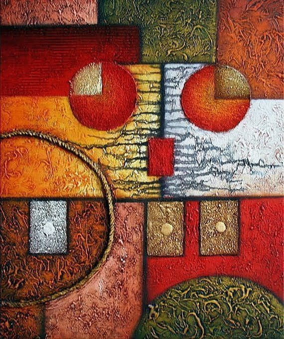 Slika-Linija-II moderne, dekorativne, ambientalne ročno naslikane stenske slike