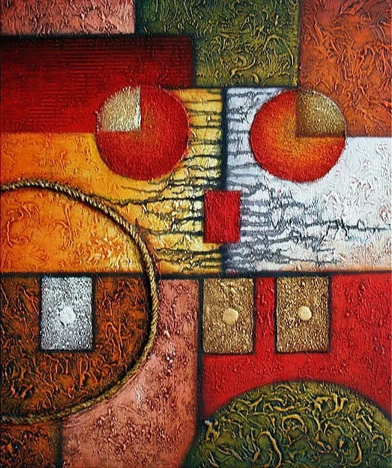 Picture-Line-II moderne, dekorativne, ambijentalne ručno naslikane zidne slike