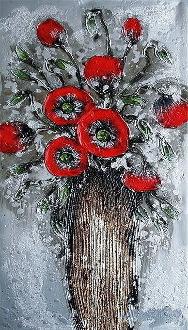 Slika-Vaza Moderne, dekorativne, ambientalne slike na platnu