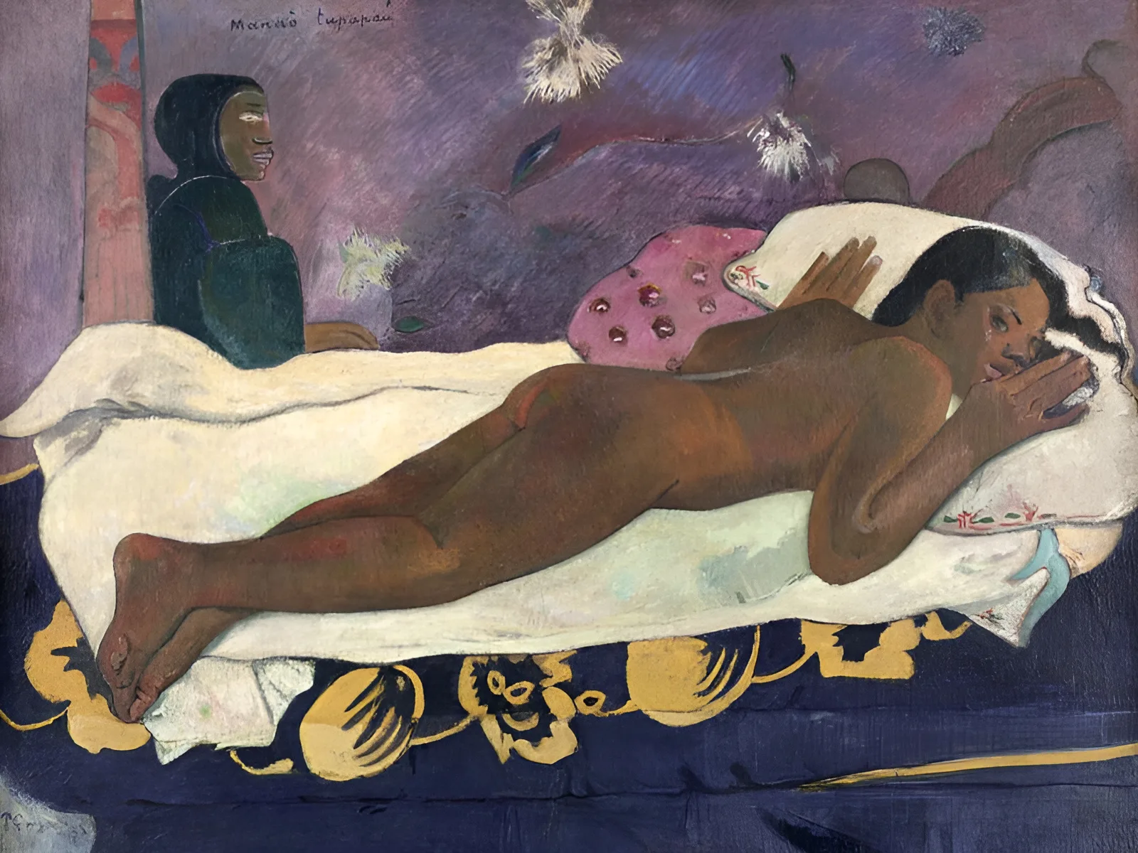 Paul Gauguin - Spirit of the Dead Watching (Manao tupapau)