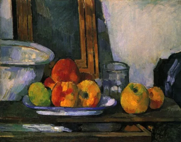Paul Cezanne - Still Life with an Open Drawer - Ročno naslikane reprodukcije znanih slikarjev, moderne stenske slike, umetniške slike za na steno