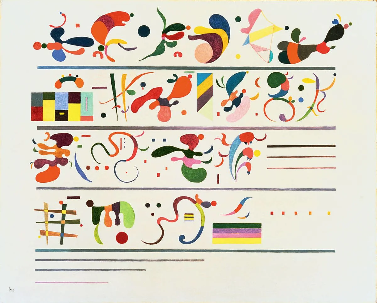 Vasilij Kandinski - Succession - reproduction of famous painting by famous artist, hand painted painting on canvas