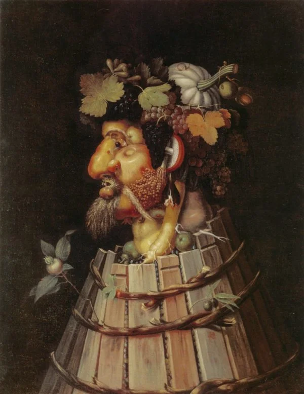 Giuseppe Arcimboldo - The Autumn - Ročno naslikane reprodukcije znanih slikarjev, moderne stenske slike, umetniške slike za na steno