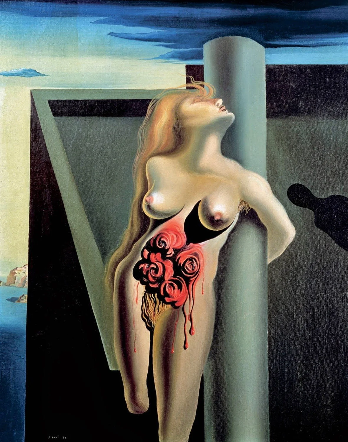 Salvador Dali - The Bleeding Roses - Ročno naslikane reprodukcije znanih slikarjev, moderne stenske slike, umetniške slike za na steno