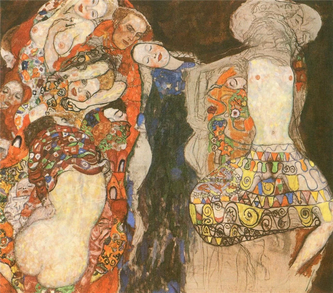 Gustav Klimt - Mlada - Ručno naslikane reprodukcije poznatih slikara, moderne zidne slike, umjetničke slike za zid
