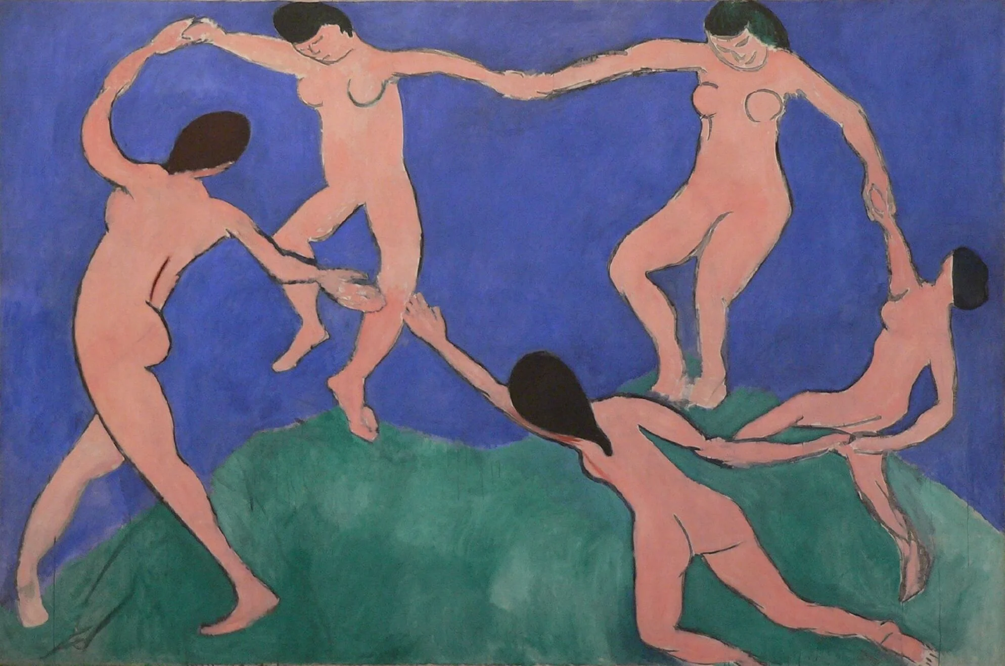 Henri Matisse - La Danza (prima versione) - Riproduzioni dipinte a mano di famosi pittori, quadri moderni, quadri d'arte per parete