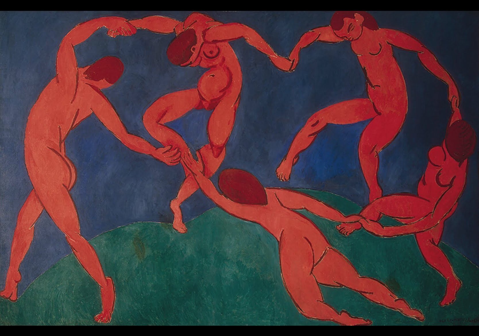 Henri Matisse - The Dance (second version) - Ročno naslikane reprodukcije znanih slikarjev, moderne stenske slike, umetniške slike za na steno