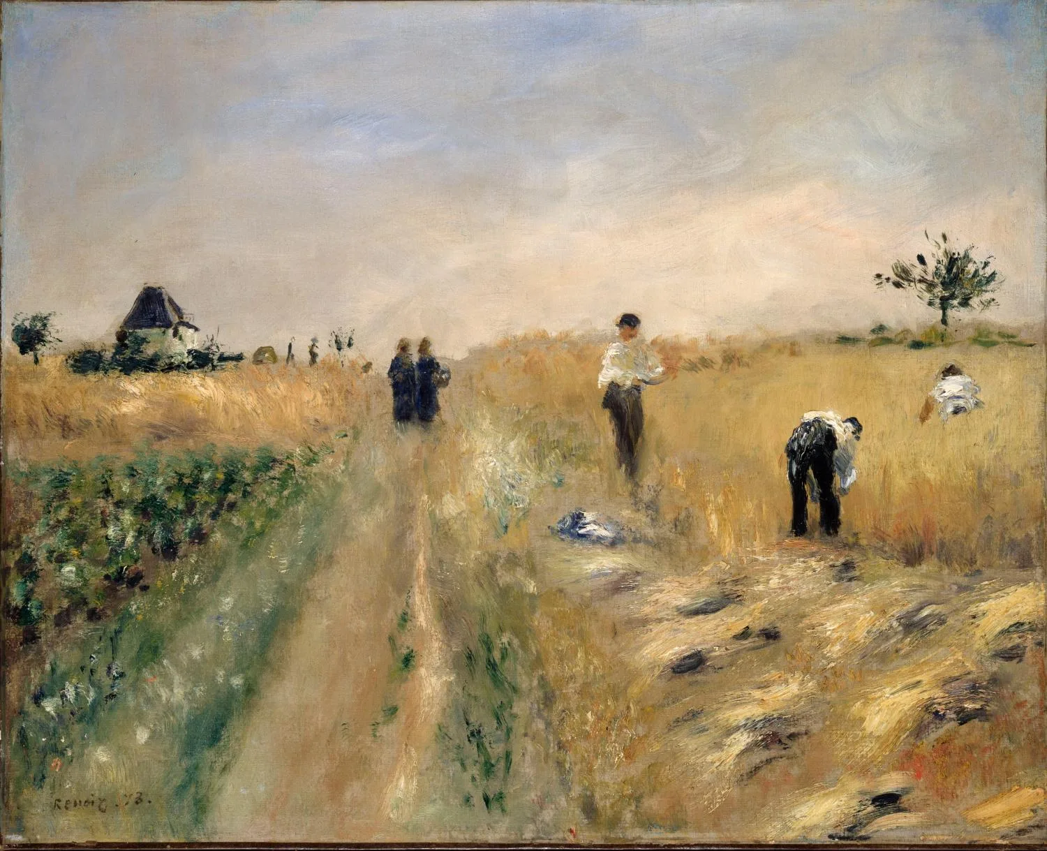 Pierre A. Renoir - The Harvesters - Ročno naslikane reprodukcije znanih slikarjev, moderne stenske slike, umetniške slike za na steno