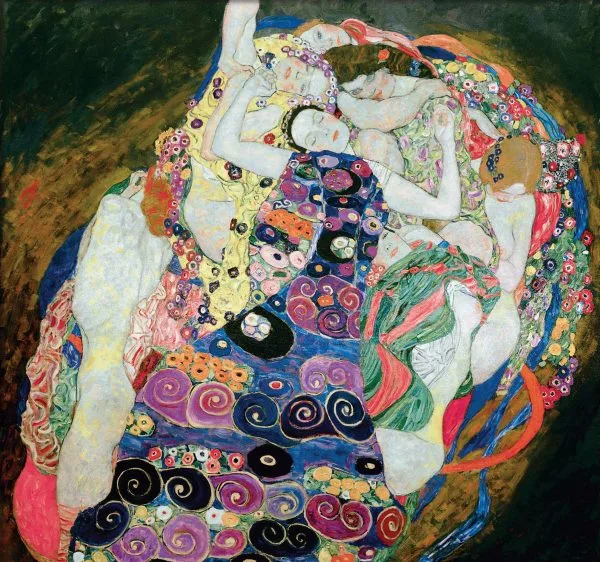 Gustav Klimt - Djevica - Ručno naslikane reprodukcije poznatih slikara, moderne zidne slike, umjetničke slike za zid
