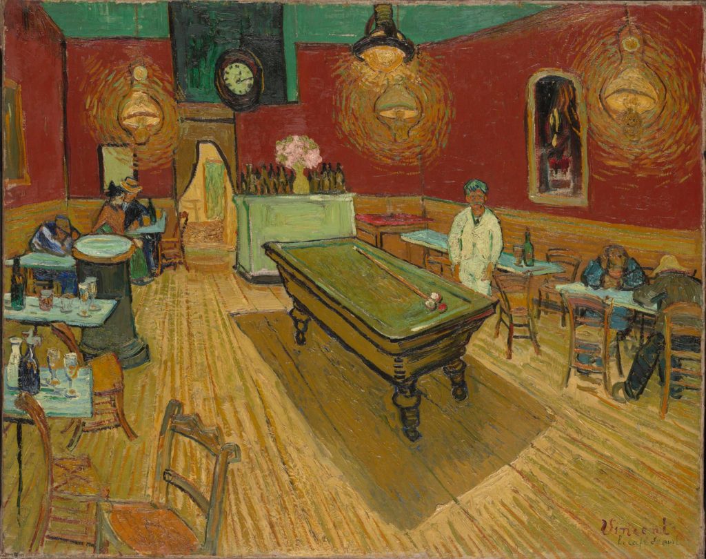 Vincent Van Gogh - The Night Café - Ročno naslikane reprodukcije znanih slikarjev, moderne stenske slike, umetniške slike za na steno