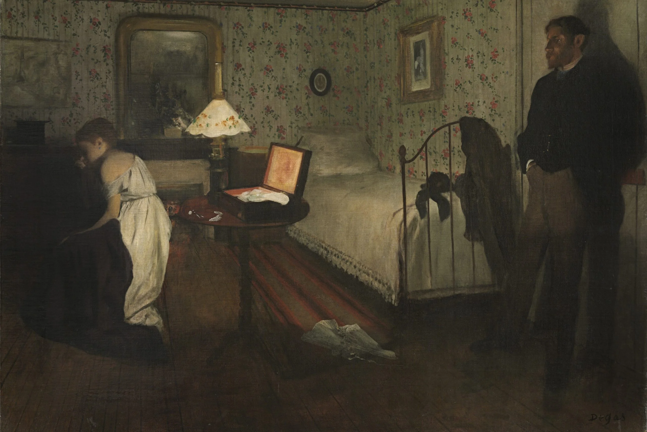 Edgar Degas - The Rape. Ročno naslikane reprodukcije znanih slikarjev, moderne stenske slike, umetniške slike za na steno