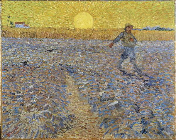 The-Sower-I-Van-Gogh Reprodukcije znanih slikarjev, moderne stenske slike, umetniške slike za na steno