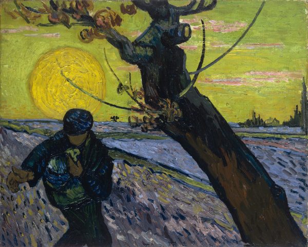The-Sower-van-Gogh Ročno naslikane reprodukcije znanih slikarjev, moderne stenske slike, umetniške slike za na steno