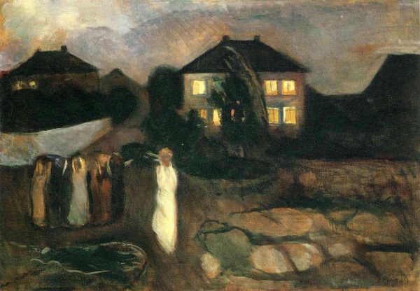 Edvard Munch La tempesta Riproduzioni dipinte a mano di famosi pittori, quadri moderni, quadri artistici per la parete