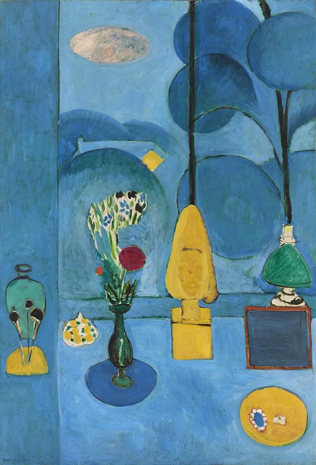 Henri Matisse - La Finestra Blu - Riproduzioni dipinte a mano di famosi pittori, quadri moderni, quadri d'arte per parete