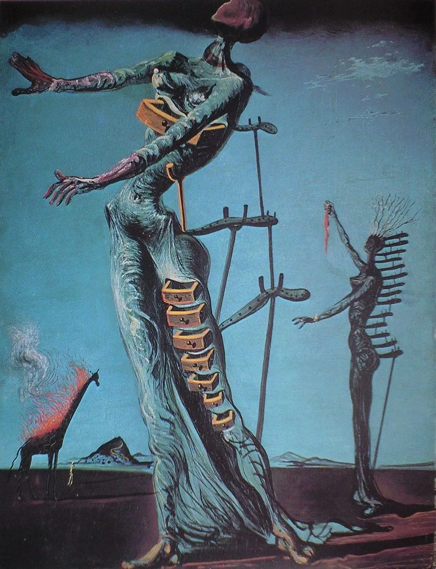 Salvador Dalí - The Burning Giraffe