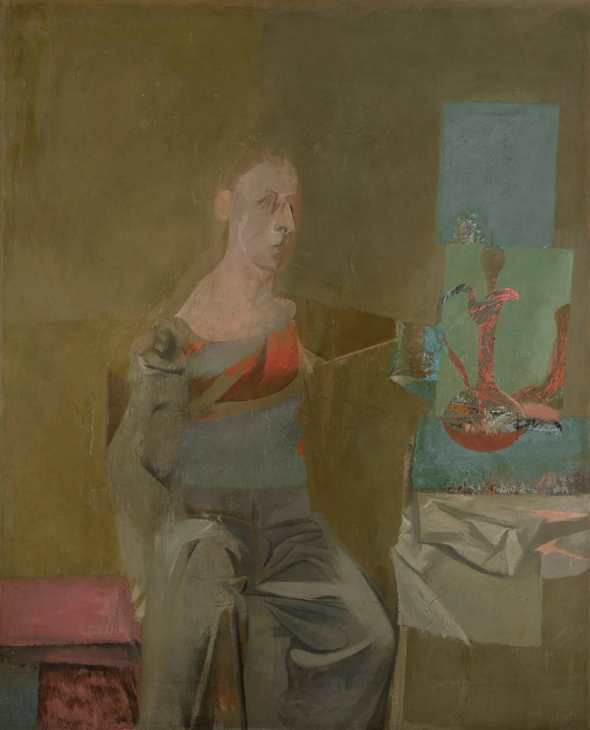 Willem de Kooning - The glazier - Ročno naslikane reprodukcije znanih slikarjev, moderne stenske slike, umetniške slike za na steno