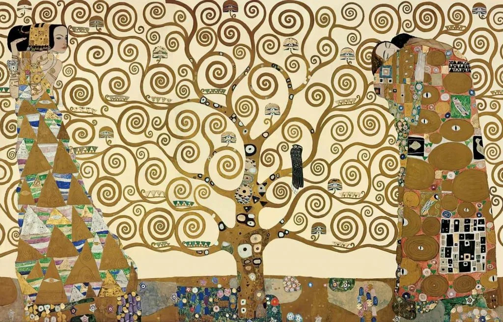 Gustav Klimt Drvo života - Ručno naslikane reprodukcije poznatih slikara, moderne zidne slike, umjetničke slike za zid