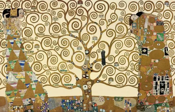 Gustav Klimt Tree of Life. Ročno naslikane reprodukcije znanih slikarjev, moderne stenske slike, umetniške slike za na steno