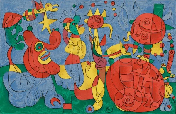 Joan Miró - Ubu Kralj Ručno naslikane reprodukcije poznatih slikara, moderne zidne slike, umjetničke slike za zid