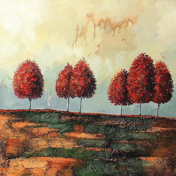 Umetniska-dekorativna-ambientalna-slika-Jesen-III Ročno naslikane reprodukcije znanih slikarjev, moderne stenske slike, umetniške slike za na steno