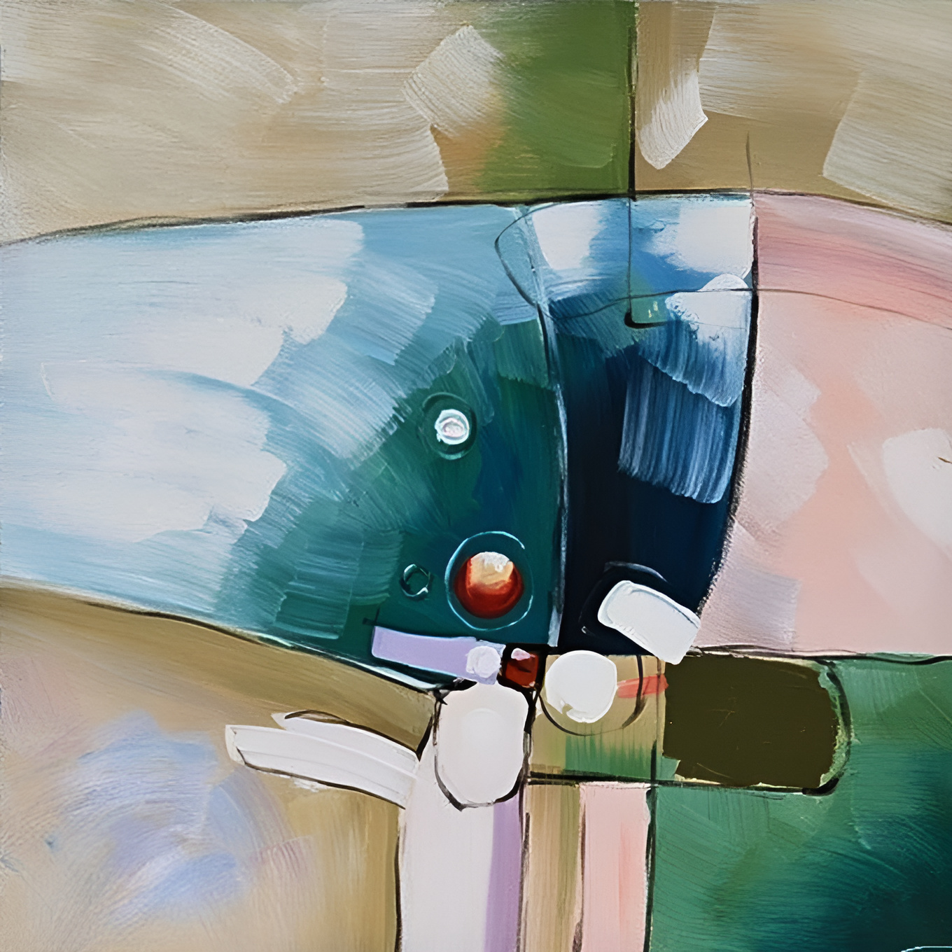 Art-painting-Space-2 Handgemalte Reproduktionen berühmter Maler, moderne Wandgemälde, Wandkunstgemälde
