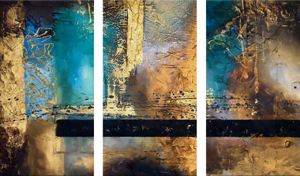 Uspeh-vecdelna-ambientalna-slika Ročno naslikane reprodukcije znanih slikarjev, moderne stenske slike, umetniške slike za na steno