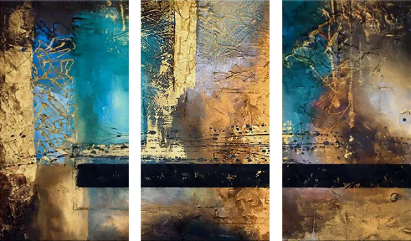 Successo quadro ambientale a più parti riproduzione dipinta a mano di famosi pittori, quadri moderni, quadri artistici per parete