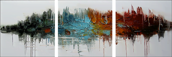 Vecdelna-slika-Kompozit Ročno naslikane reprodukcije znanih slikarjev, moderne stenske slike, umetniške slike za na steno