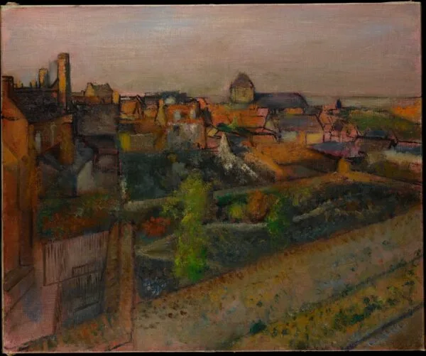 Edgar Degas View of Saint-Valry-sur-Somme Hand-painted reproductions of famous painters, modern wall art, artistic paintings for the wall