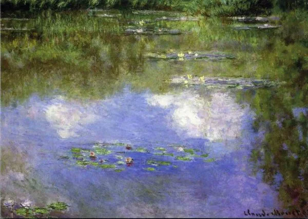 Vodene ljiljane I, Claude Monet - Ručno naslikane reprodukcije poznatih slikarjev, moderne zidne slike, umjetničke slike za zid