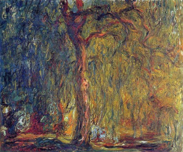 Weeping-Willow-Claude-Monet Reprodukcije znanih slikarjev, moderne stenske slike, umetniške slike za na steno