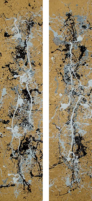 stenske slike na platnu - dvodelna-ambientalna-Slika-Umetnost-III - Umetniška slika - moderne slike, ambientalne slike za na steno, abstraktne slike, dekorativne stenske slike, nakup in prodaja slik