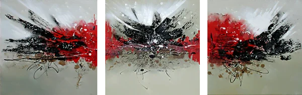 Bild Moc - 100% handgemalte - abstrakter Kunst - gemälde kaufen - modernen Gemälden - wandbilder wohnzimmer - berühmtes gemälde - ölgemälde - bilderrahmen - mehrteiliges Gemälde auf Leinwand