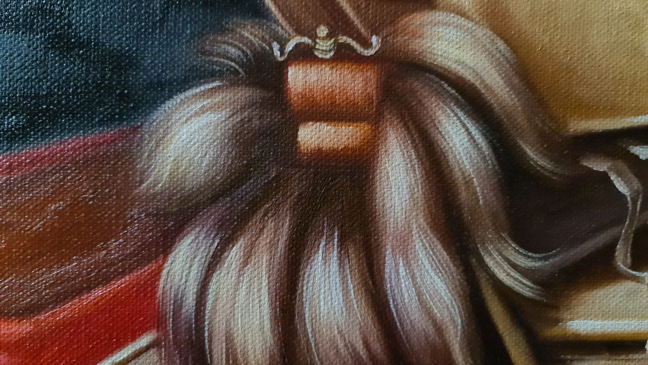 Giuseppe Arcimboldo - A könyvtáros - Művészeti festmény vásznon - reprodukció