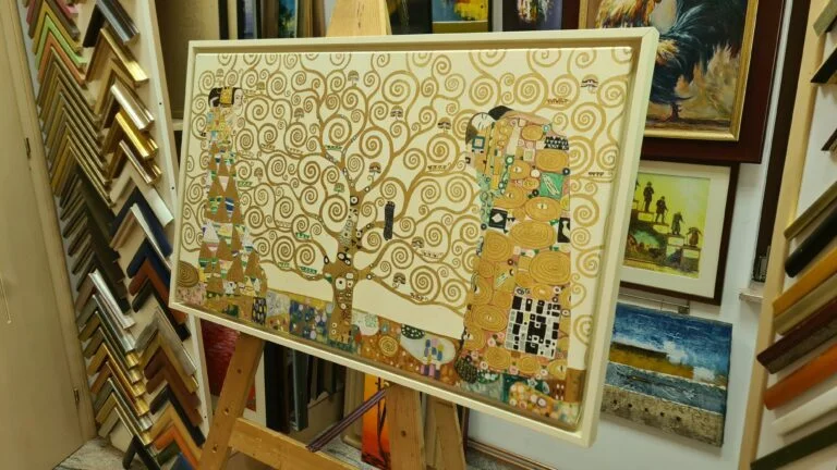 Gustav Klimt - Lebensbaum Gemälde, Leinwandbilder