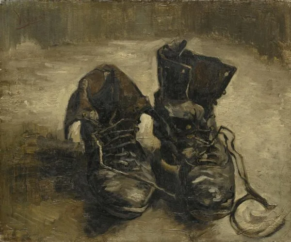 Ein Paar Schuhe Vincent Van Gogh Reproduktionen berühmter Maler, moderne Wandgemälde, Wandkunst