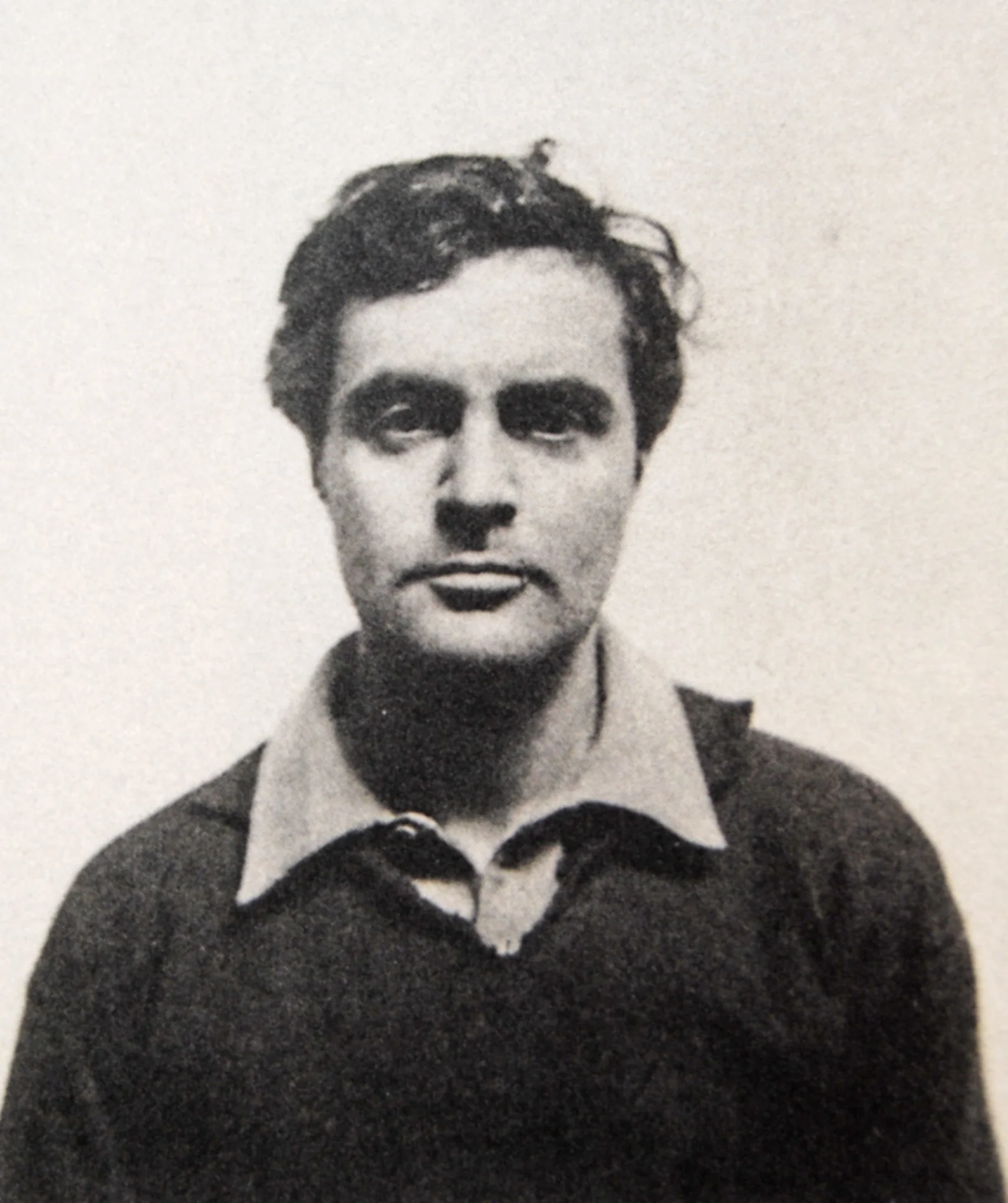 Amedeo-modigliani-identification-photo-nice-1918 (Amedeo Modigliani - Identifikationsfoto, Nizza 1918) - Gemälde, Leinwandbilder